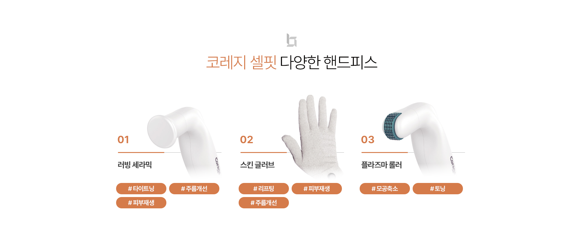 코레지셀핏 핸드피스
