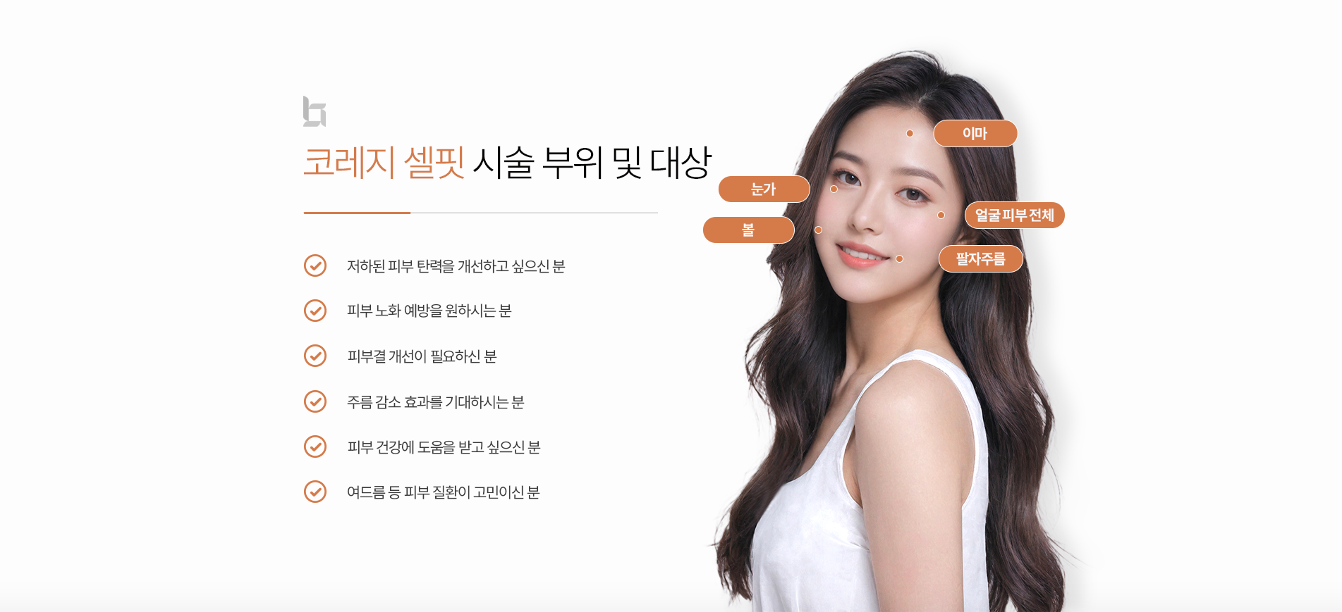 코레지셀핏 시술부위