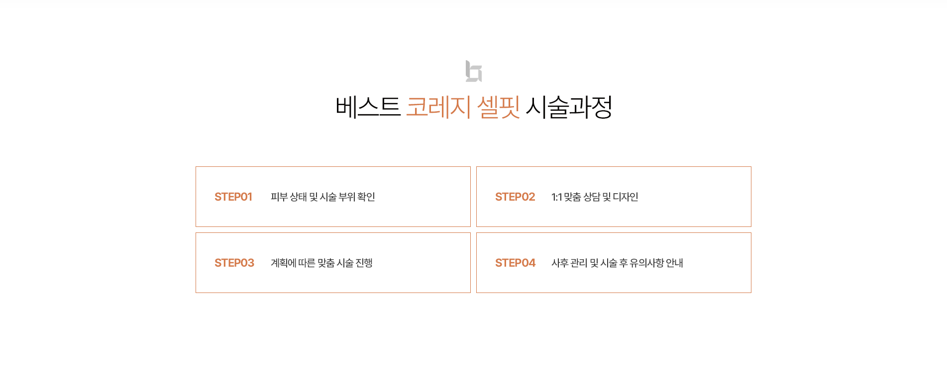 코레지셀핏 시술과정