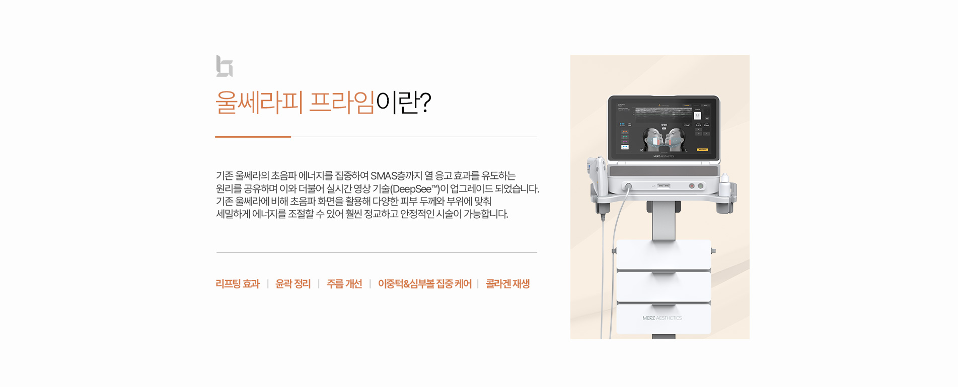 울쎄라피 소개
