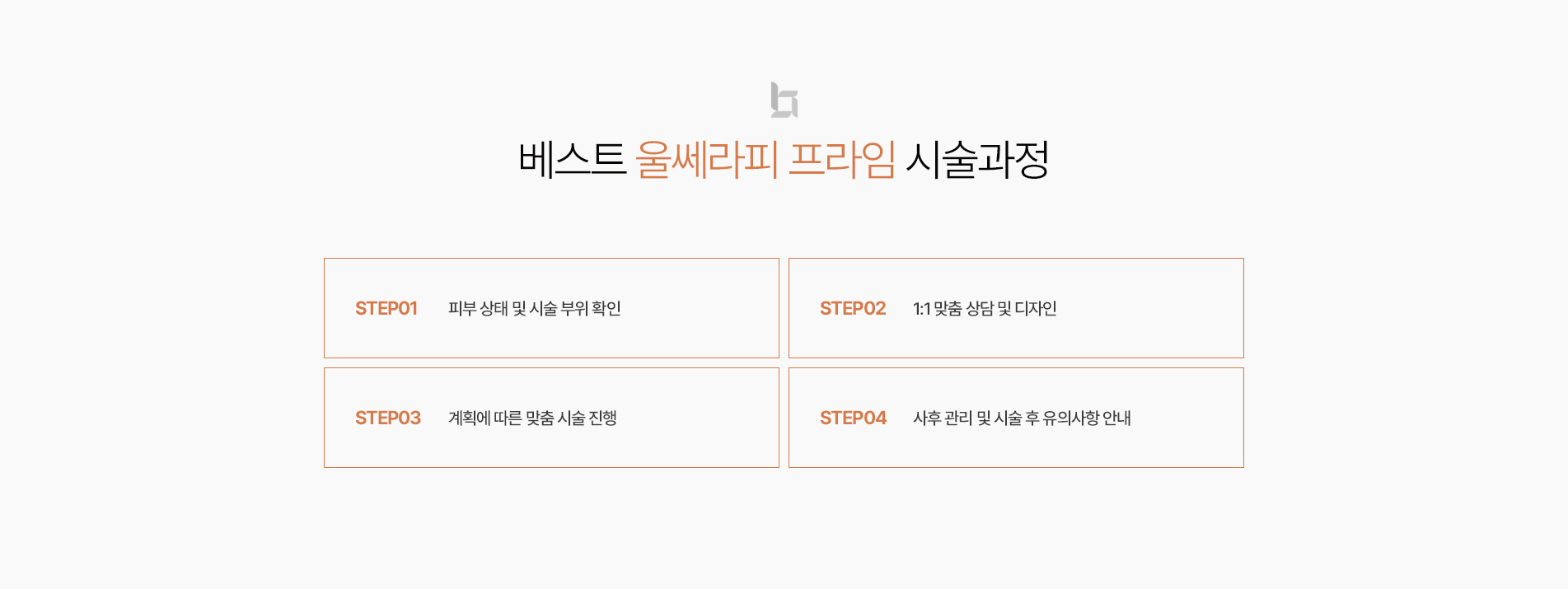 울쎄라피 시술과정
