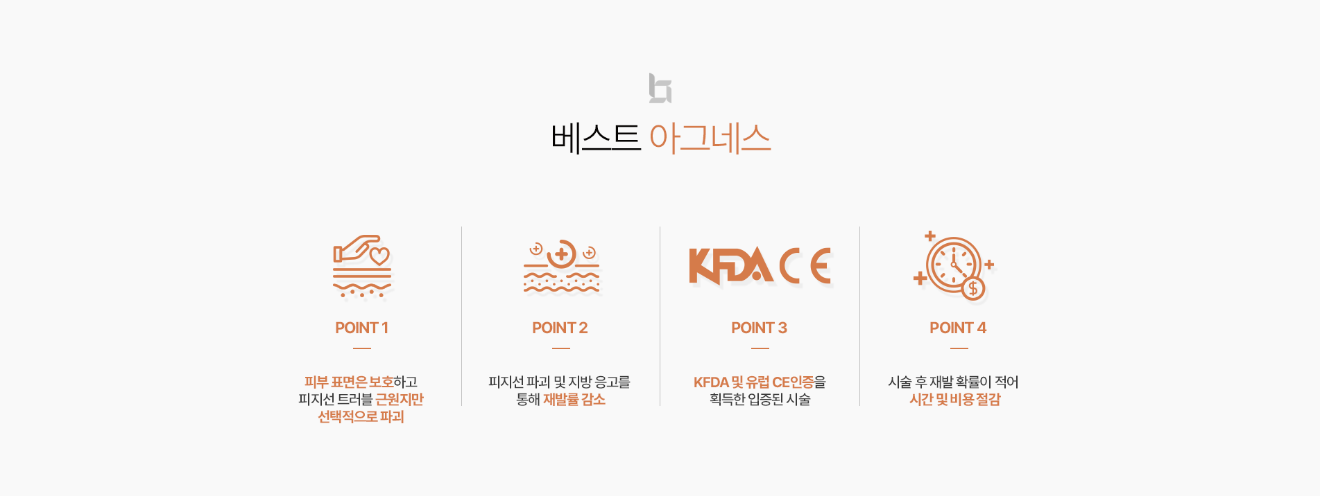 아그네스 장점
